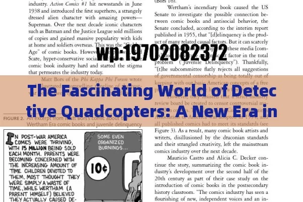 The Fascinating World of Detective Quadcopters: A New Era in Crime-solving Series