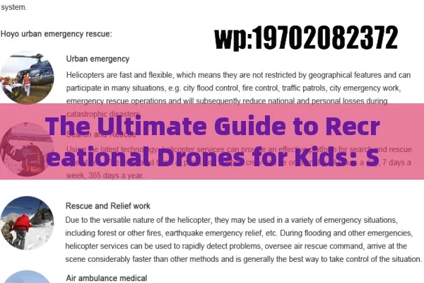 The Ultimate Guide to Recreational Drones for Kids: Safety, Fun, and Learning