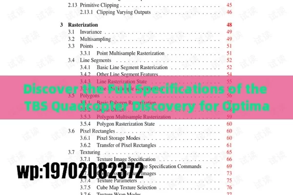 Discover the Full Specifications of the TBS Quadcopter Discovery for Optimal FPV Flights